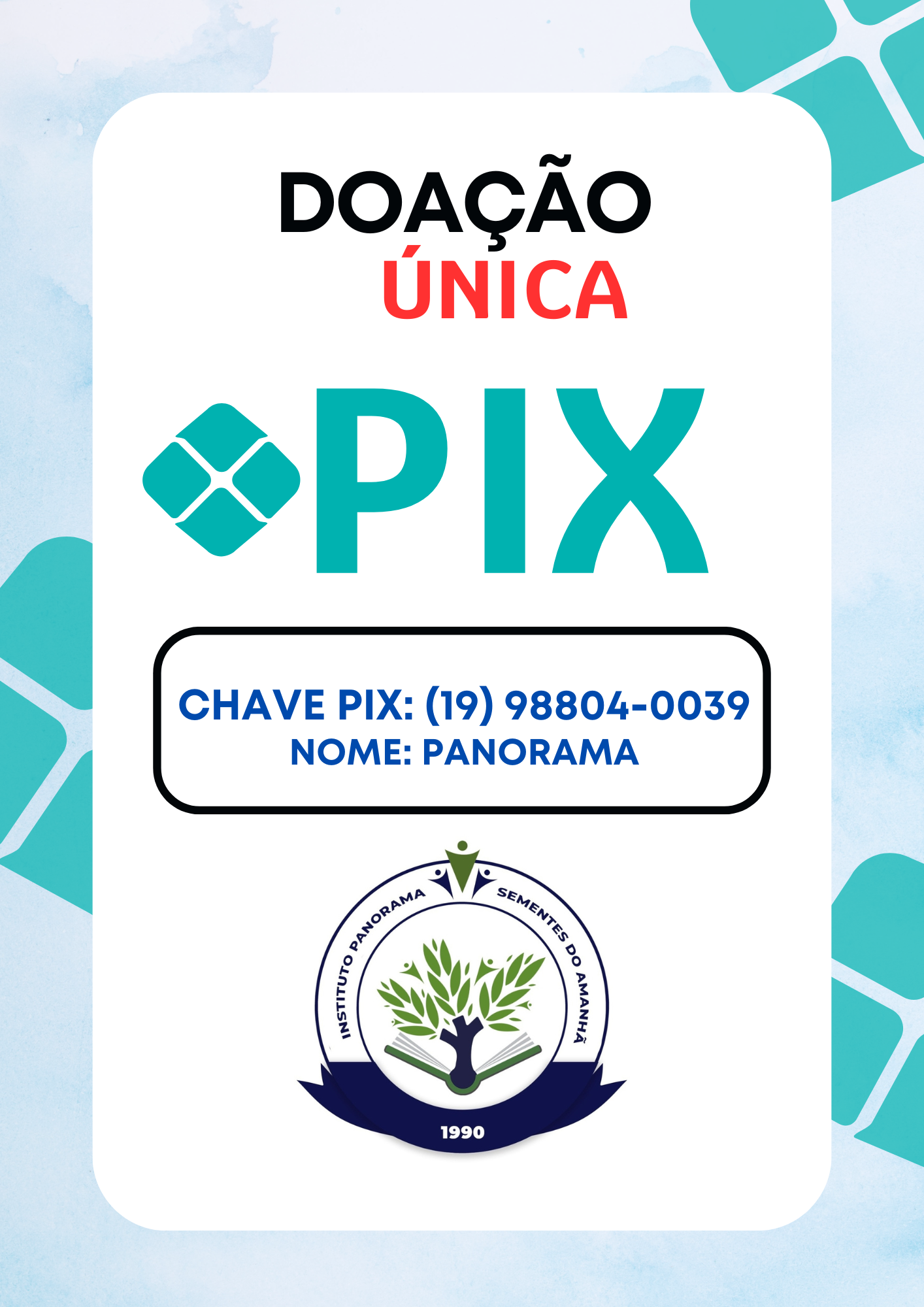 QR Code para doação PIX